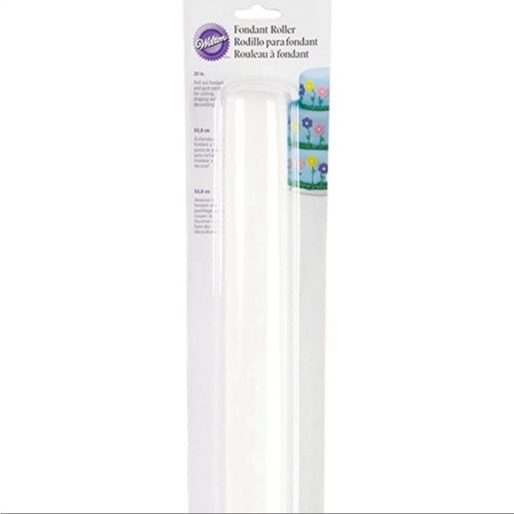 3Pc. Wilton Rolling Pin, Cutter, and Mat Fondant Tool Set NEW - Picture 2 of 5